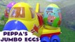 Peppa Pig Jumbo Jet Kinder Surprise Eggs - Thomas and Friends Airport Disney Pixar Planes  Dusty