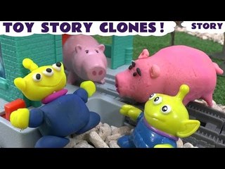 Play Doh Toy Story Clones Disney Cars Thomas and Friends Avengers Buzz Lightyear Pizza Planet