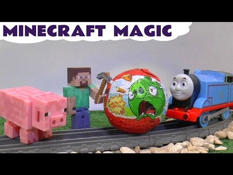 Minecraft Thomas and Friends Angry Birds Disney Cars Kinder Avengers Batman Big Hero 6 Surprise Eggs