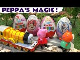 Peppa Pig Magical Thomas and Friends Surprise Eggs From Kinder Frozen Minnie Mouse  and Barbie Pepa