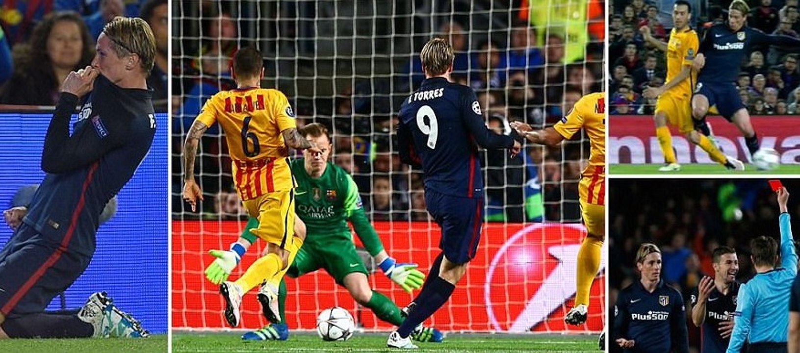 Barcelona vs Atletico Madrid 2-1 Full Goals - UCL 5-4-2016