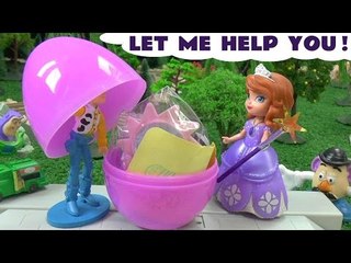 Thomas The Tank Engine Disney Toy Story Surprise Eggs Sofia The First Mickey Mouse and Hello Kitty