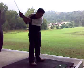 Keong’s golf swing