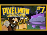 Pixelmon Survival Server (Minecraft Pokemon Mod) Lets Play Ep.7 Worlds Biggest Slowpoke!