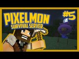 Pixelmon Survival Server (Minecraft Pokemon Mod) Lets Play Ep.5 New Ghosty Friend!