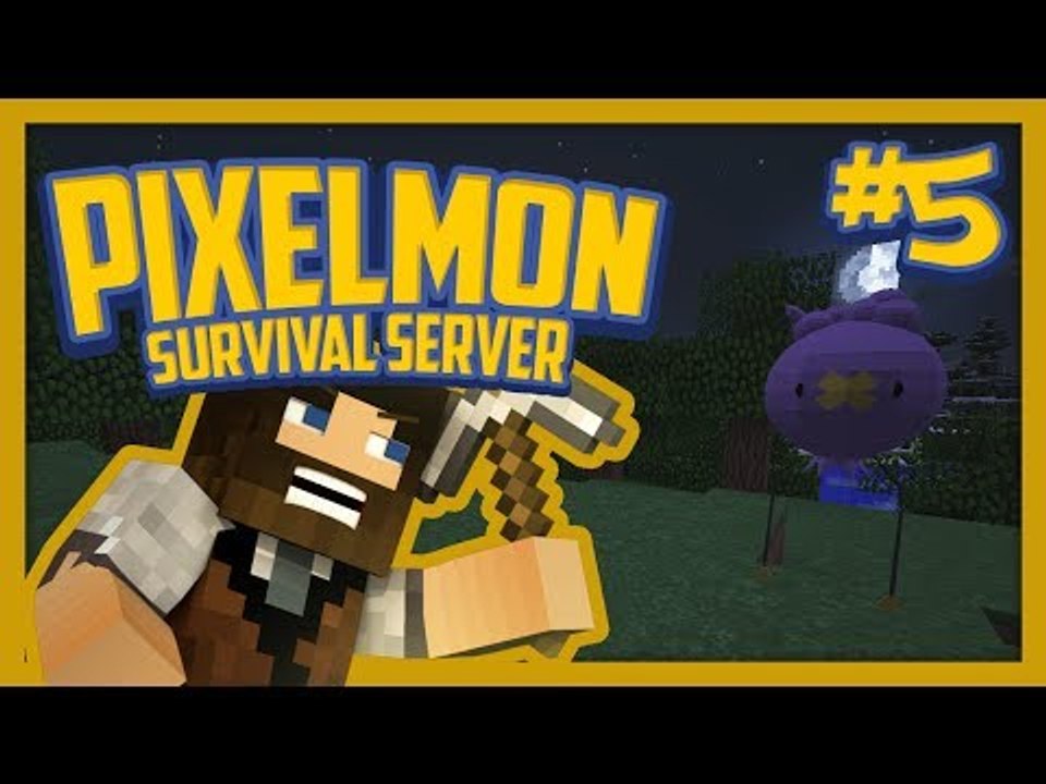 Pixelmon Survival Server (Minecraft Pokemon Mod) Lets Play Ep.5 New Ghosty Friend!