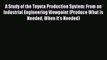 Read A Study of the Toyota Production System: From an Industrial Engineering Viewpoint (Produce