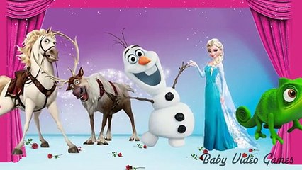 Frozen and Tangled Nursery Rhymes Finger Family Song