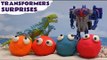 Transformers Play Doh Surprise Eggs Thomas and Friends Batman Angry Birds Minions Dinosaur