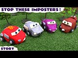 Disney Pixar Cars 2 Play Doh Imposters Finn McMissile Mater Lightning McQueen Minion Batman