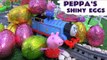 Peppa Pig Opens Shiny Surprise Eggs Thomas And Friends Shopkins Minions Scooby-Doo