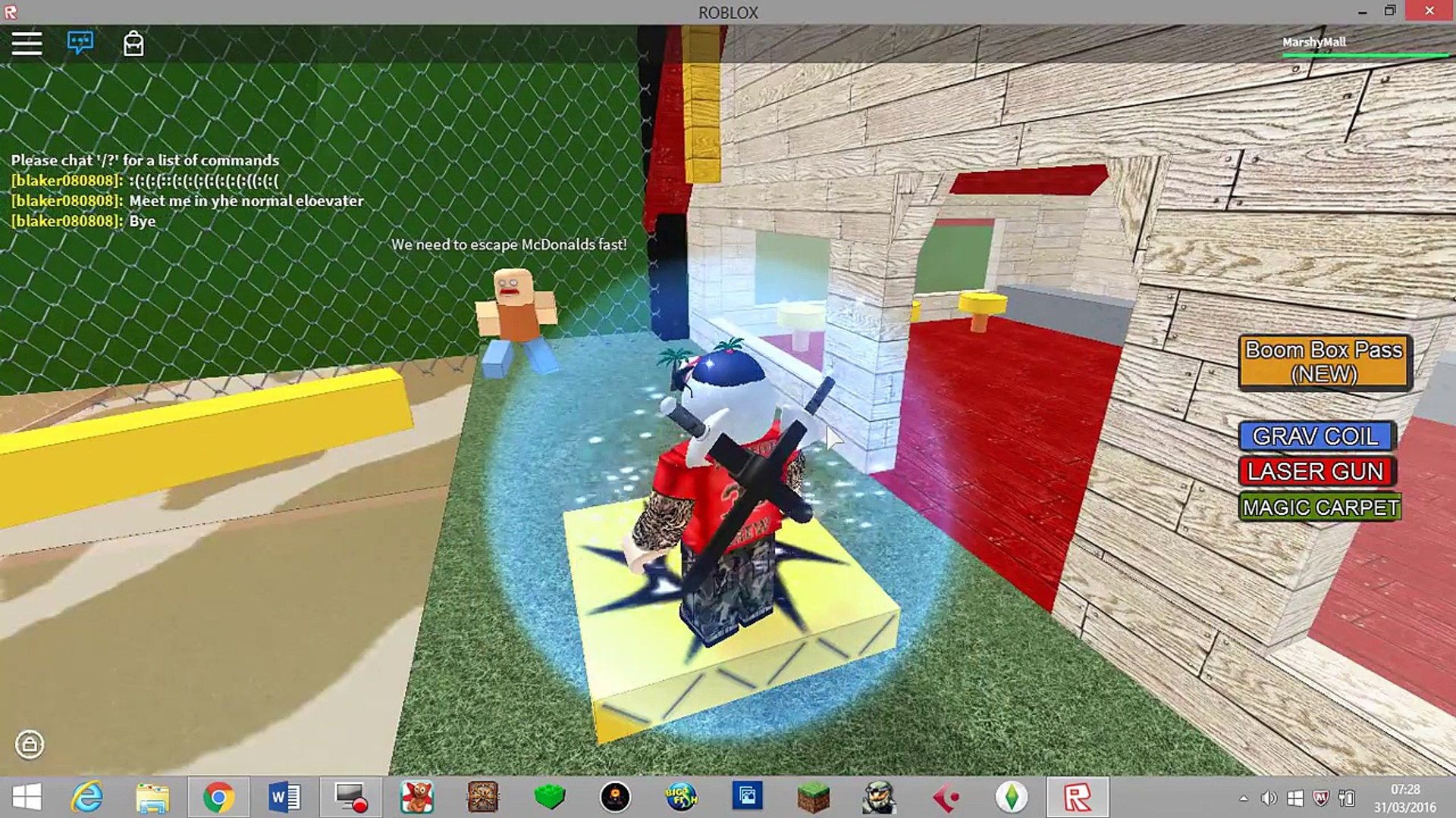 Escape Mcdonalds Obby Roblox Is That Blue Cheese