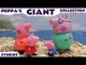 Giant Peppa Pig Story Video English Episodes Thomas and Friends Toys Surprise Eggs Juguetes Play Doh