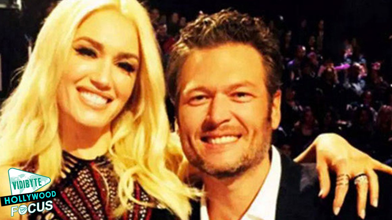Gwen Stefani & Blake Shelton Cozy Up At ACM Awards Party