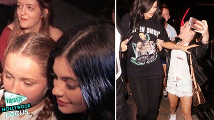 Kylie Jenner Finally Takes Selfie with 'Obsessed' Tween Fans in LA