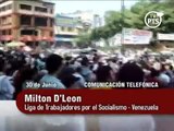 Golpe de estado en Honduras | Entrevista a Milton D'Leon | LTS Venezuela