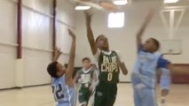 LeBron James Jr. Following In Fathers Footsteps, Blocks Shot Goes Coast-to-Coast