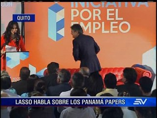 Guillermo Lasso sobre The Panama Papers