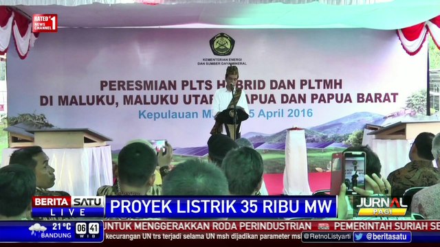 Jokowi Minta Kepala Daerah Permudah Pembebasan Lahan Pembangkit Listrik