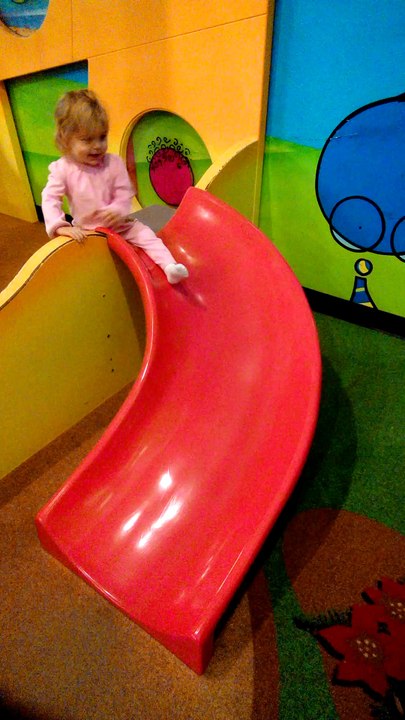Going Down Slide