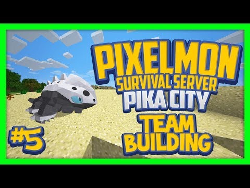 Pixelmon Server (Minecraft Pokemon Mod) Pika City Lets Play Ep.5 Team ...