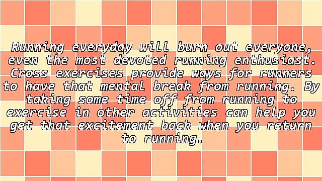 Cross Training Benefits For Runners