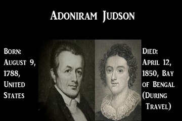 Missionary Adoniram Judson Biography - Tamil
