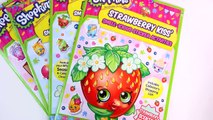4 Shopkins Smell-icious Activities Books with Scented Stickers Review Video Cookieswirlc