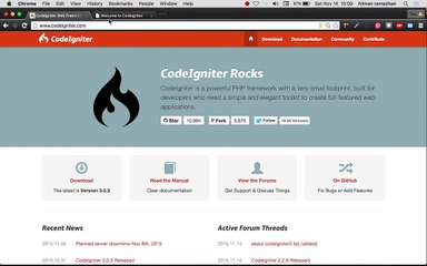 Install dan Struktur dasar codeigniter