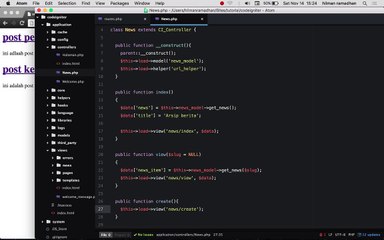 Memasukkan data di codeigniter