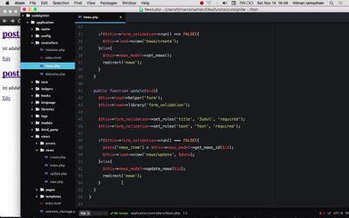 Menghapus data di codeigniter
