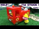 Peppa Pig Fire Engine English Episode Play Doh Thomas and Friends Hello Kitty Rescue Help Fireman