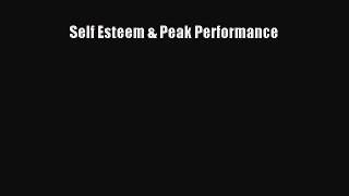 Read Self Esteem & Peak Performance Ebook Free