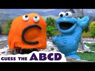 Learn ABC &D Alphabet Thomas and Friends Play Doh Sesame Street Elmo Cookie Monster Big Bird