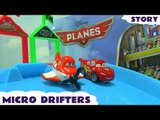 Disney Planes Cars Micro Drifters Thomas The Tank Engine Race Story Blind Bag Opening Dusty