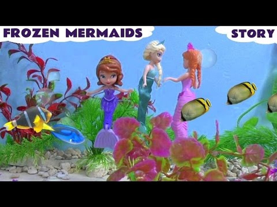 Frozen Mermaids Disney Sofia The First Play Doh Story Hello Kitty Train Queen Elsa Princess Anna