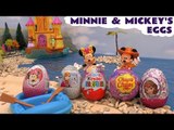 Minnie Mouse Surprise Eggs Peppa Pig Kinder Barbie Frozen Sofia The First Thomas The Train Mickey