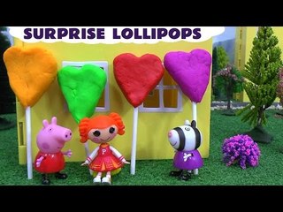 Peppa Pig Play Doh Surprise Egg Lollipops Wikkeez Shopkins Frozen Sofia Thomas Train Lalaloopsy