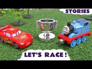 Cars Story Video Race Thomas and Friends Minions Play Doh Micro Drifters Toys McQueen Superheroes