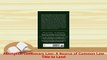 Read  Aboriginal Customary Law A Source of Common Law Title to Land Ebook Free