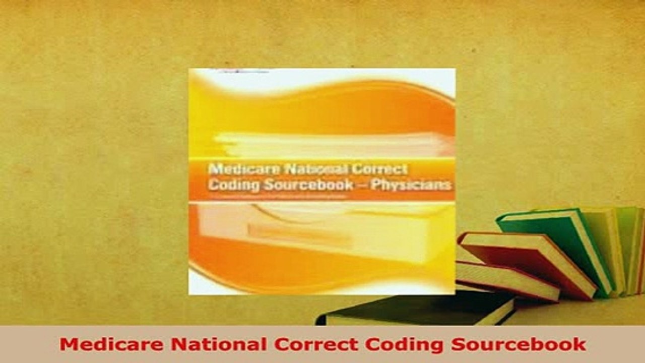 PDF  Medicare National Correct Coding Sourcebook PDF Full Ebook