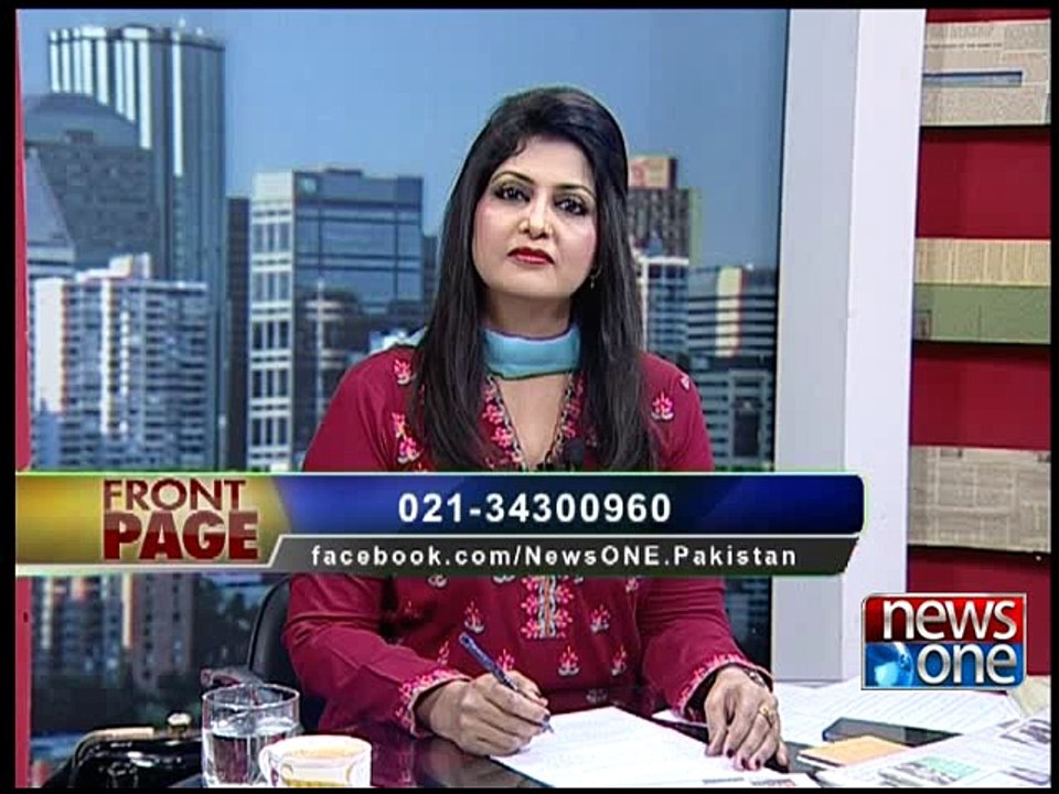 Front Page,  6-April-2016