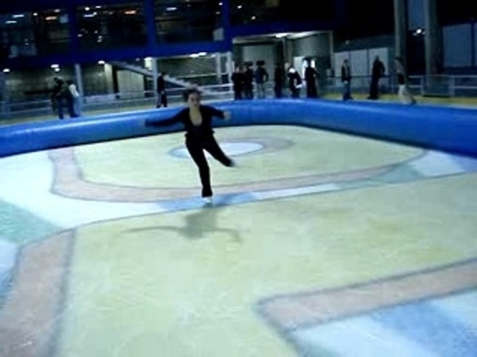 Saut arriere avec élan
