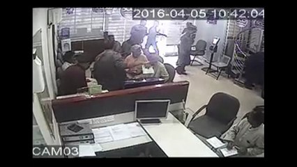 khi bank dacoty cctv fotage