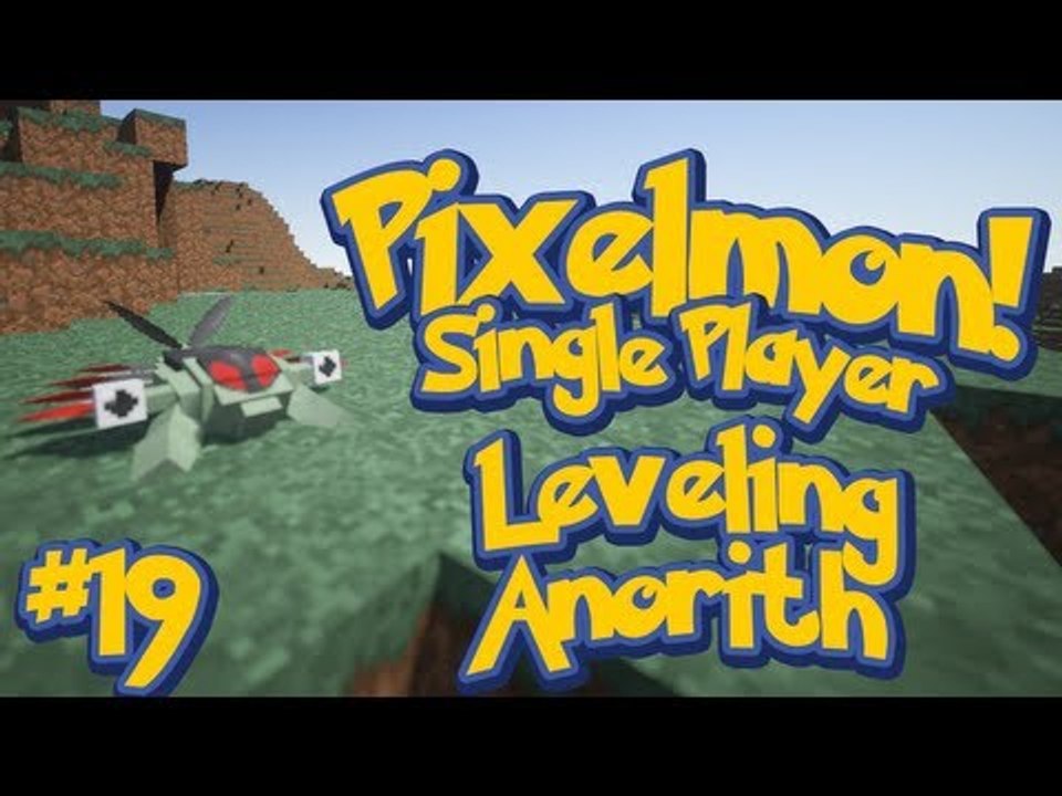 Pixelmon (Minecraft Pokemon Mod) Single Player Ep.19 Leveling up Anorith!