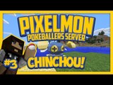 Pixelmon Server (Minecraft Pokemon Mod) Pokeballers Lets Play Season 2 Ep.3 Chinchou!