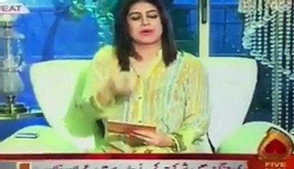 Clip from a Recent interview - Sara Raza Khan