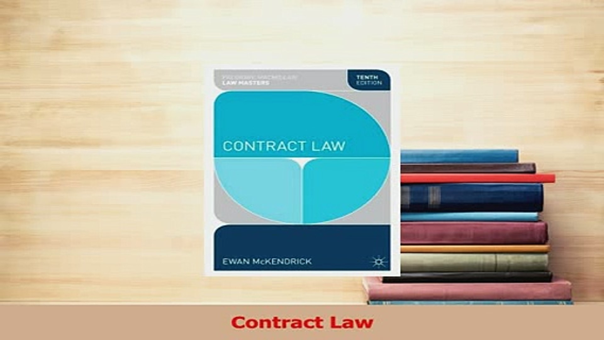 Read Contract Law Free Ebook