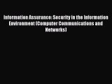 Read Information Assurance: Security in the Information Environment (Computer Communications