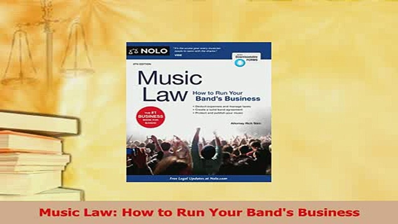 Read  Music Law How to Run Your Bands Business Ebook Free